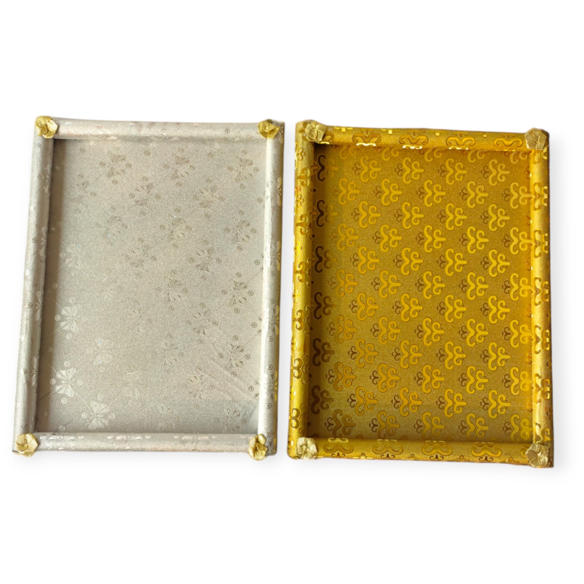 Multipurpose Wedding Gift Packing Tray | Decorative Saree Tray for Weddings & Celebrations | Shagun Tray| Suit Packing Basket|14 * 18inch| Pack of 2-image-31