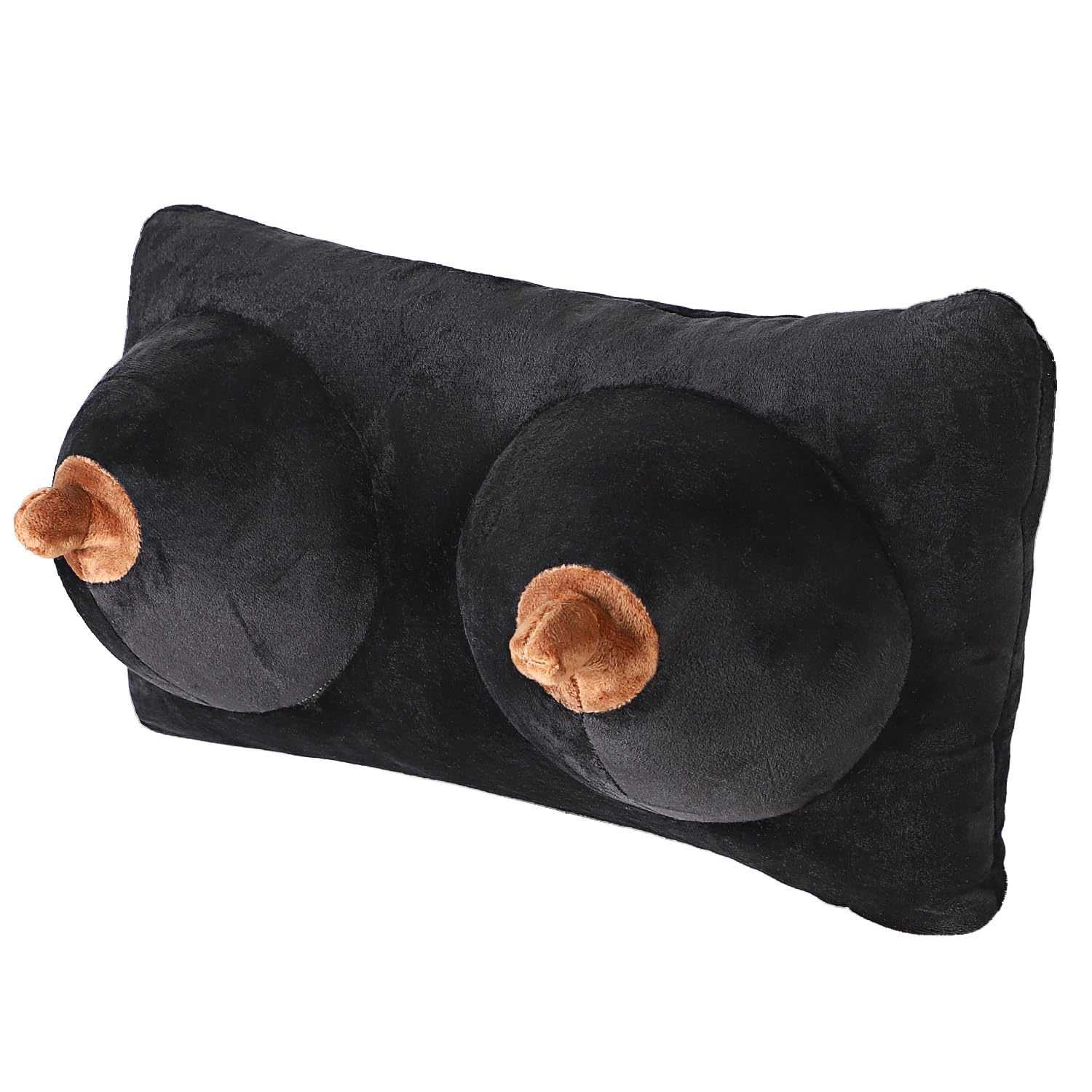 IBLUELOVER Novelty Boobs Pillow Creative 3D Breasts Cushion Plush Big Boobs Throw Pillow Bed Sofa Backrest Seat Cushion for Couples Home Bedroom Decor Gag Gift