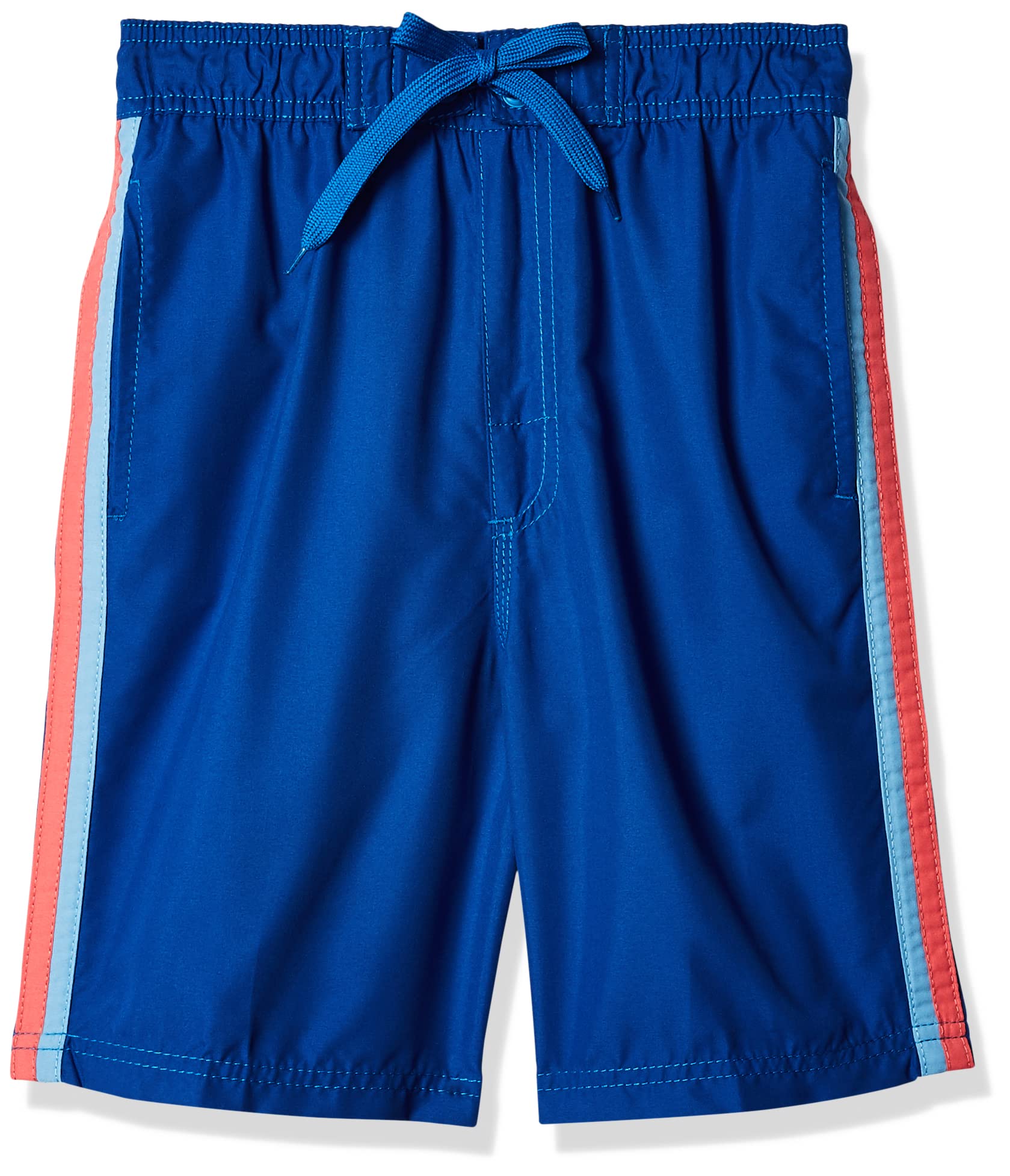 Kanu Surf Boys' Reflection Quick Dry UPF 50+ Beach Swim Trunk, Tivoli Royal, Medium (5/6)