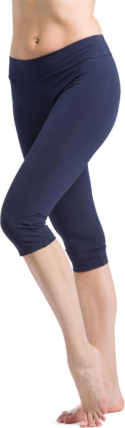 Fishers Finery Women's Ecofabric 16" Fitness Running Athletic Yoga Capri : Sports & Outdoors