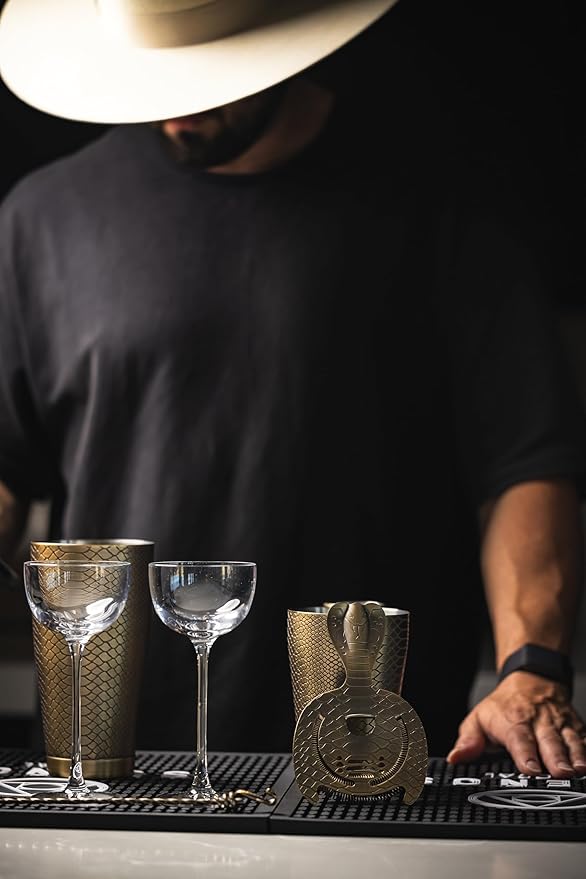 Set de 5 Piezas para Cóctel Barfly Basic - Latón Antiguo miniatura 3