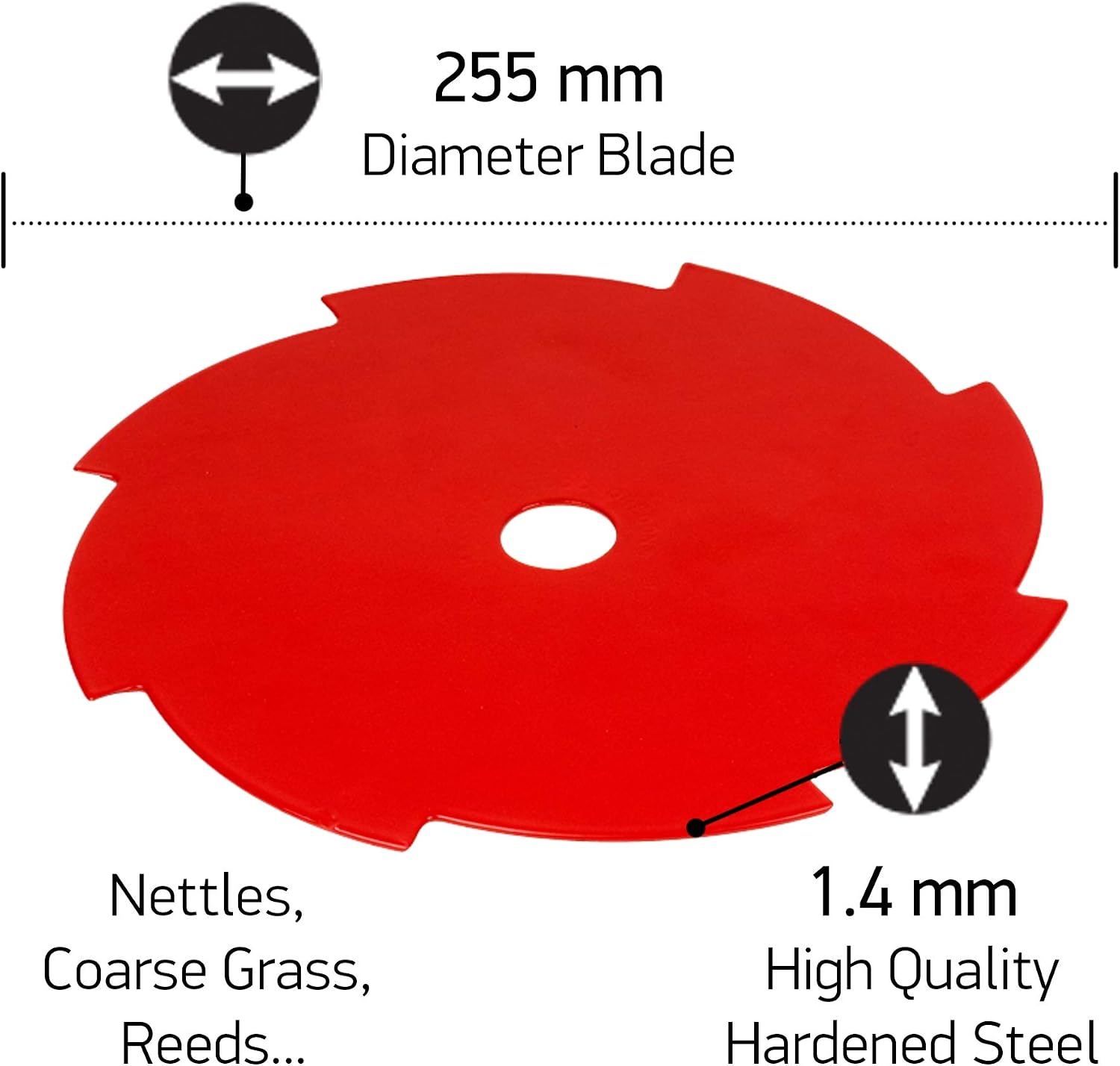 Oregon One-for-All 295503-0 Universal Brushcutter Blade 8 Tooth for Tough Weeds for Stihl Husqvarna, Mitox, Echo - Image 3