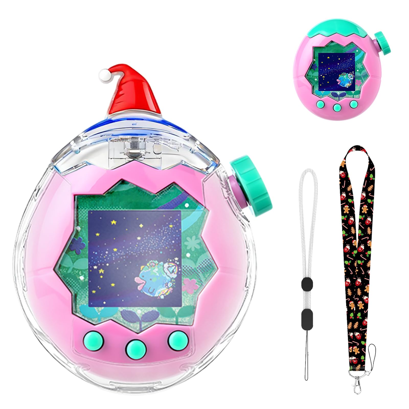 JCHPINE Harde draagtas en siliconen hoes compatibel met Tamagotchi Pix interactieve virtuele huisdier spelmachine, schermbeschermer voor Tamagotchi Pix accessoires (paars JCHPINE Harde draagtas en siliconen hoes compatibel met Tamagotchi Pix interactieve virtuele huisdier spelmachine, schermbeschermer voor Tamagotchi Pix accessoires (paars