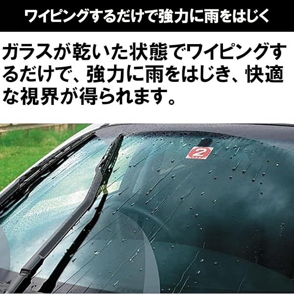 ソフト99(SOFT99) glaco(ガラコ) ワイパー替えゴム ガラコワイパー パワー撥水 NO.30 自動車用 長さ~525mm(フリーカットタイプ) ゴム幅6mm 撥水タイプ/ブレードロックタイプ/バーテブラ(板バネ)無し 04530 - 2