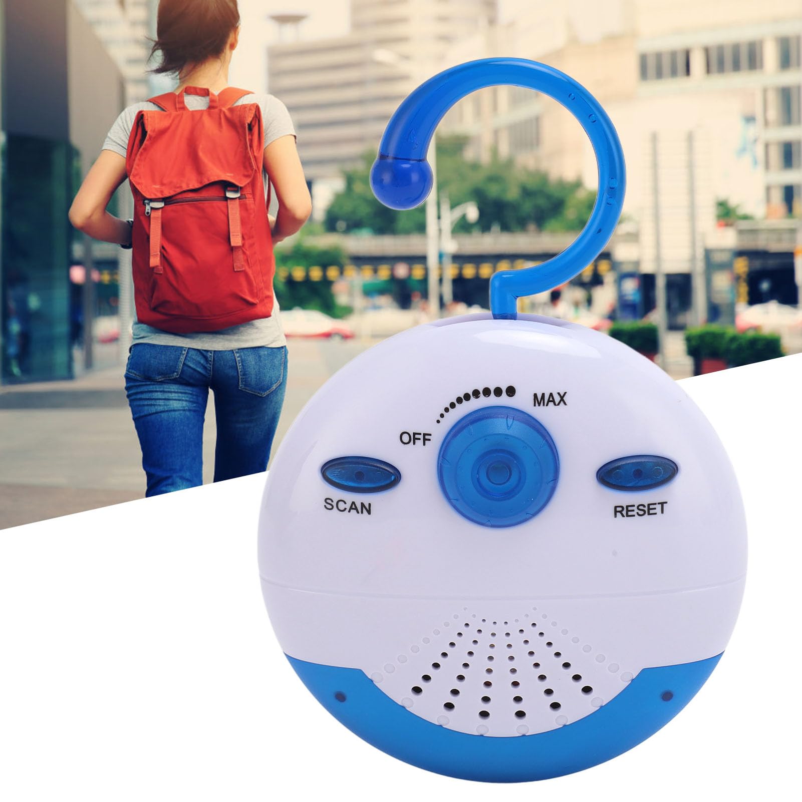 Mini radio da doccia impermeabile FM portatile con altoparlante e antenna integrati batteria lunga durata