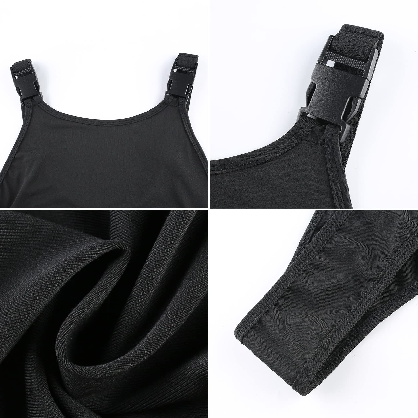 Womens Cute Japanese Sexy Anime Cosplay Lingerie Jumpsuit Babydoll Punk Sleeveless Teddy Bodysuits Tops: Small Black # 2