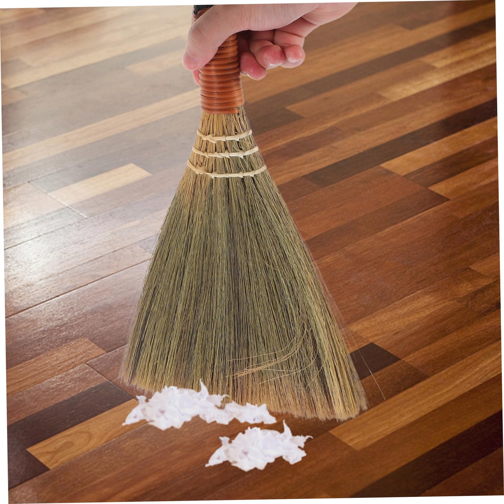 Duster,Feather Duster Broom Cleaning Supplies Floor Cleaning Tool Handheld Whisk Brush Dust Brush Small Cleaning Brushes Asian Thai Duster Countertop Cleaning Sweeping Desk Cleaning Brush