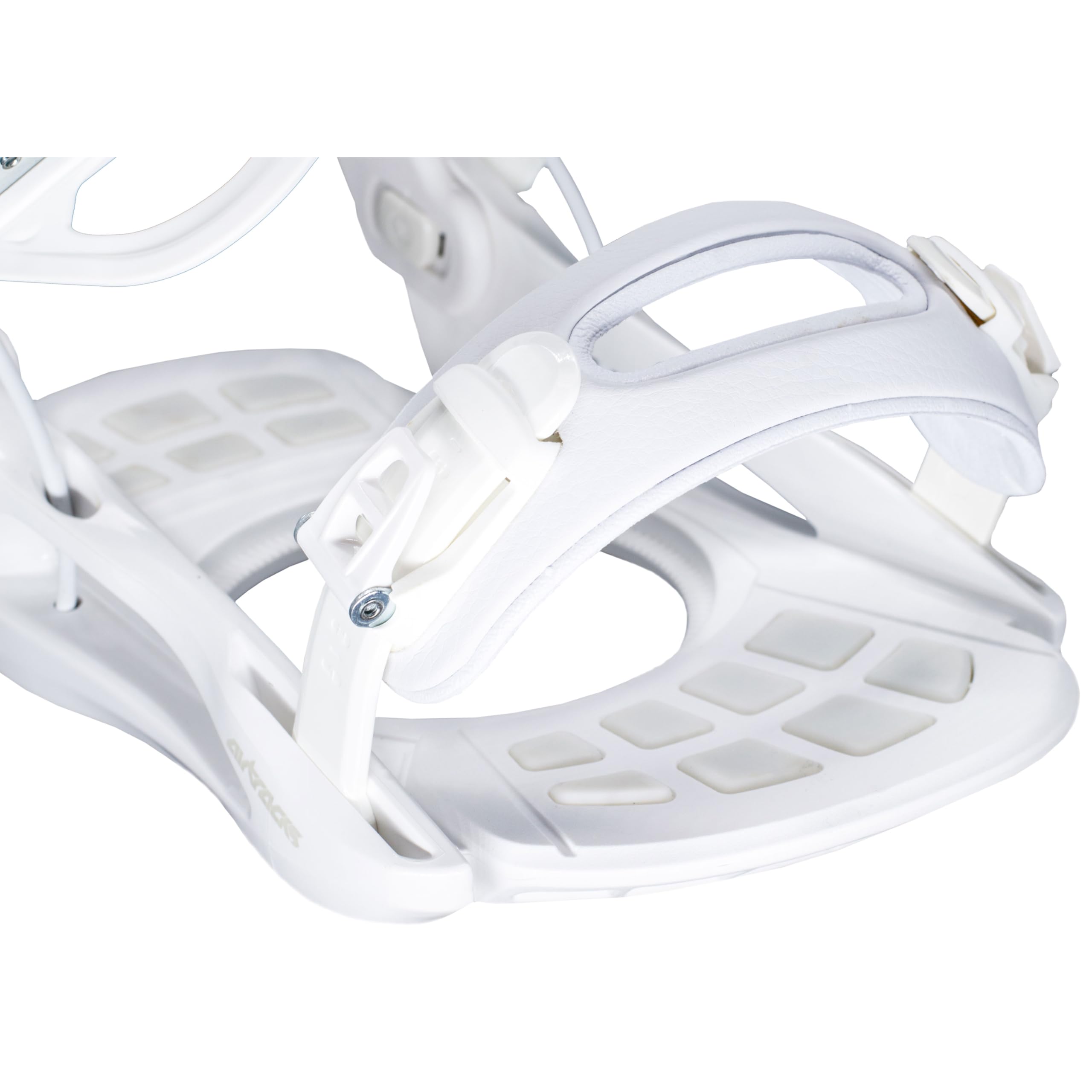 Airtracks Fixation de snowboard Master W Pro Fastec System - Tailles S, M, L (M - Blanc (38-41))