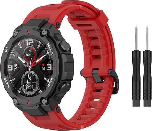 BabyValley Correa compatible con Amazfit T-rexT-rex Pro Band de repuesto para Amazfit T-rexT-rex Pro, accesorios de reloj inteligente de silicona,