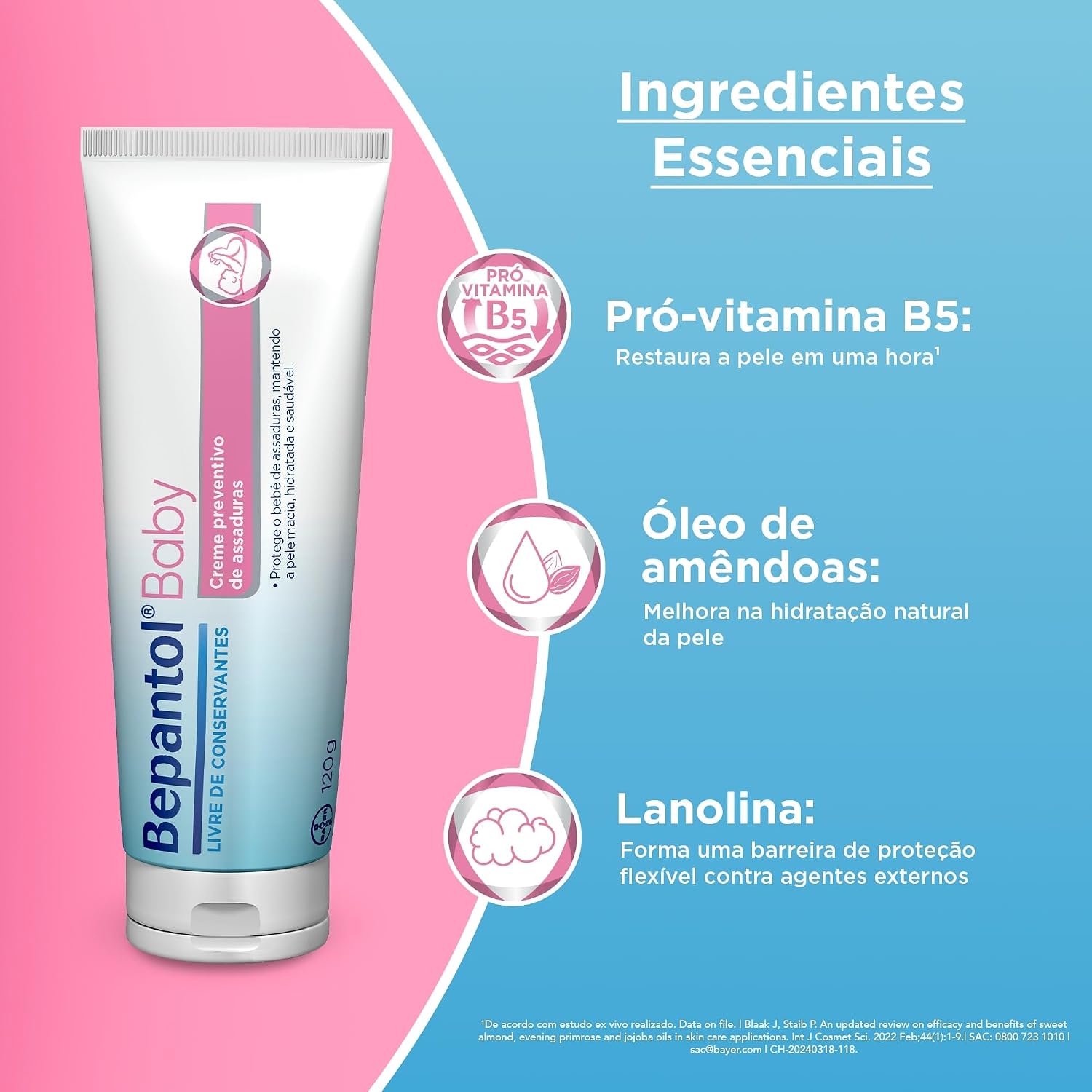 Bepantol Baby Kit Pomada Assadura Bebe Leve 5 Pague 4, 120g