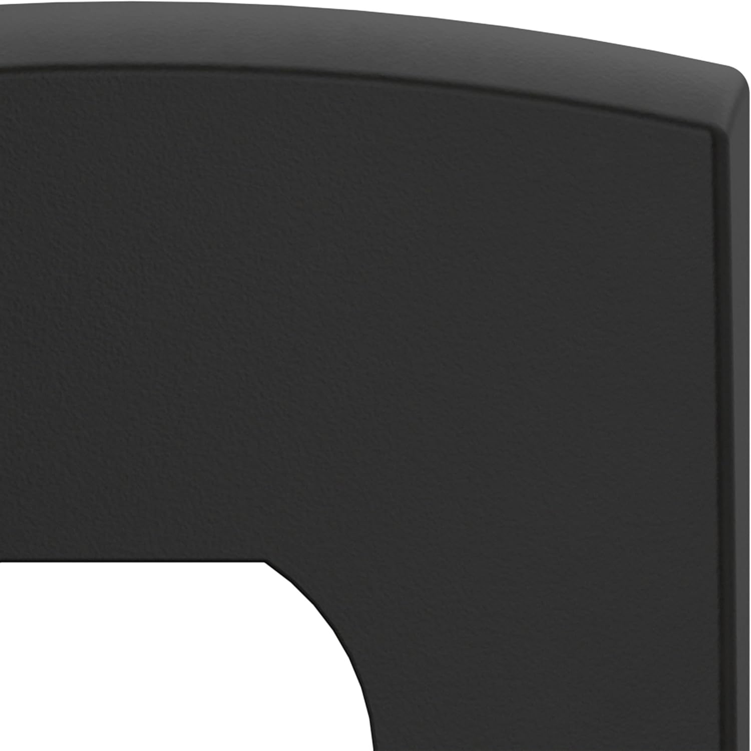 Franklin Brass Soft Arch (3-Pack) Outlet Covers Matte Black 1-Gang Oversized Wall Plate Single Duplex Switch Plates Electrical Outlet Covers W35892K-FB-CP
