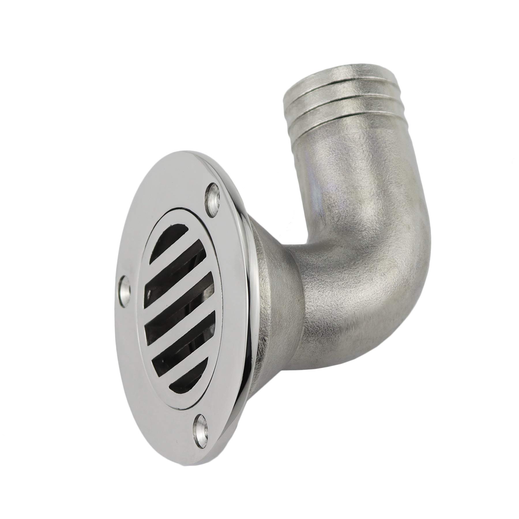NRC&XRC Edelstahl 316 Marine Deck Abfluss Boot Deck Abfluss 38 mm oder 32 mm 90 Grad Boden Deck Abflussbecher mit Schrauben