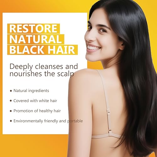 Miniatura 3 de Jabón negro para cabello gris, barra inversa de cabello gris espartano, tratamiento de oscurecimiento y restauración del cabello, fórmula natural a