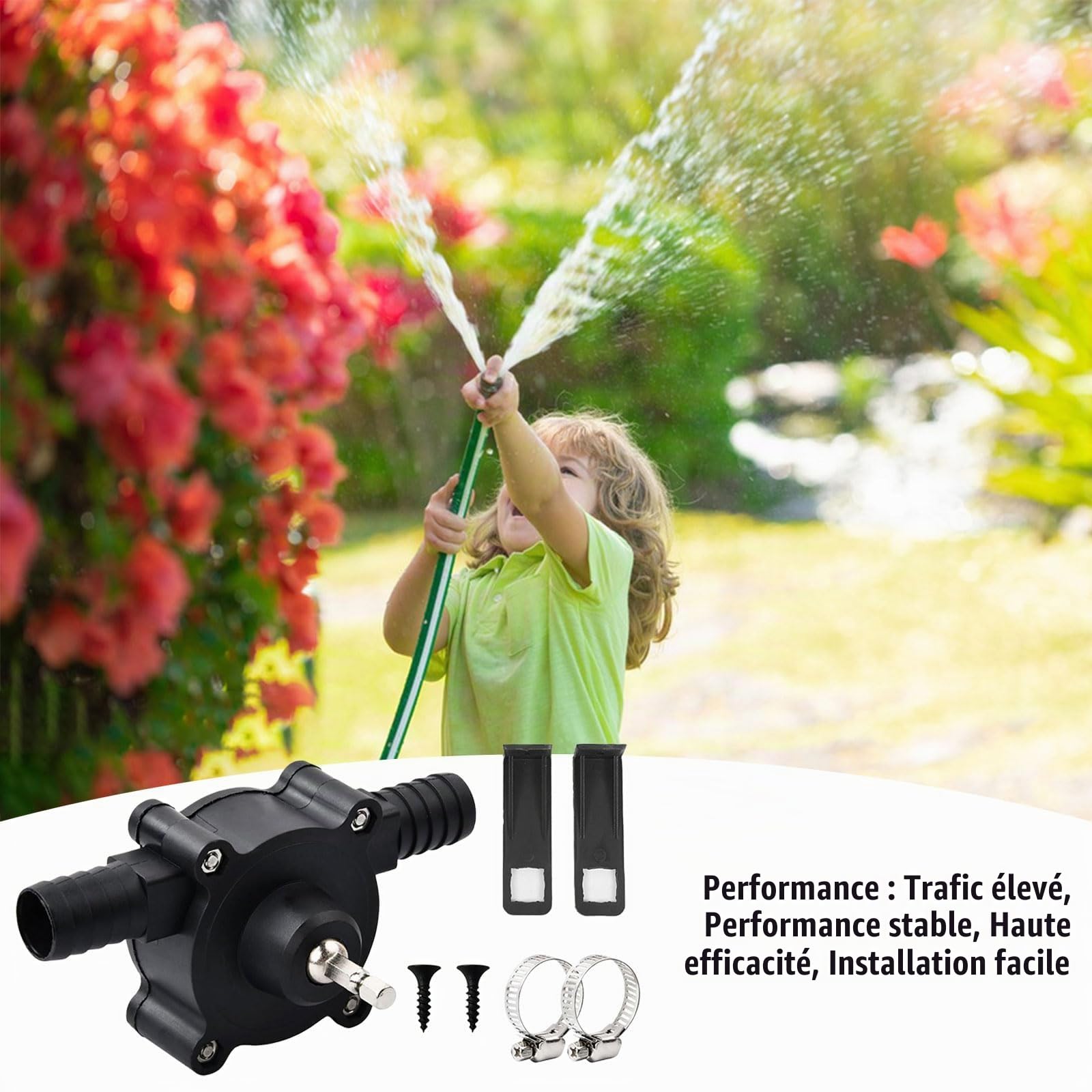 Mini Pompe Perceuse Électrique, Pompe De Forage Électrique, Pompes À Eau Pour Perceuse, Pour Les Besoins Domestiques Et De Jardinage Pour L'eau, L'huile Et Plus Encore