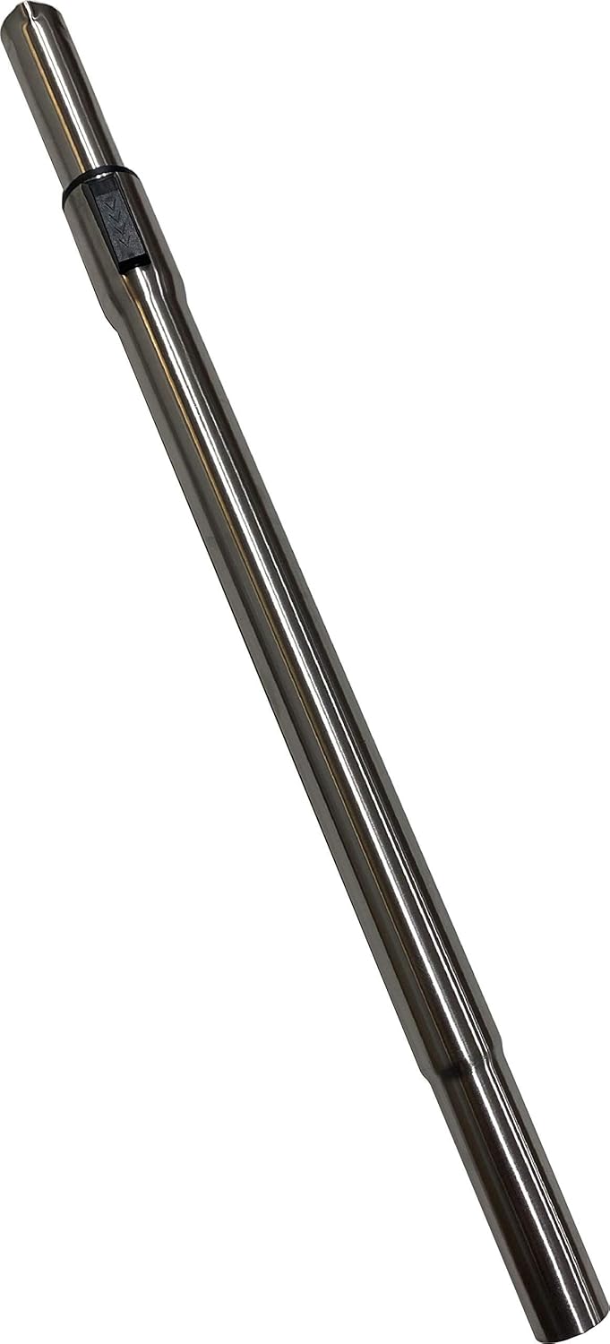 Wessel-Werk Ultra-Thin RD285 Designation Vacuum Floor Brush Attachment with Adjustable Stainless Steel Vacuum Extension Wand, for Hardwood and Carpet, fits 1.25inch (32mm)