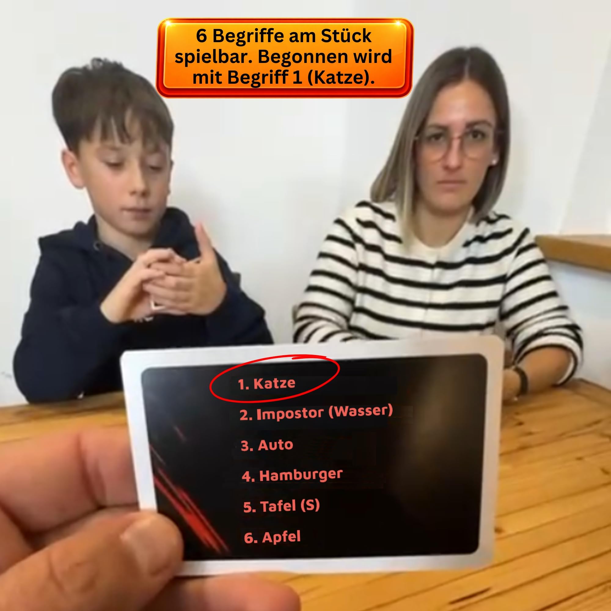 IMPOSTOR - Édition Familiale - Qui est le imposteur ? Jeu de mots d'imposteur comme jeu de famille - Cadeaux de Pâques pour enfants de 10 à 12 ans - Jeu de cartes tendance - Jeu de société - Jeu de