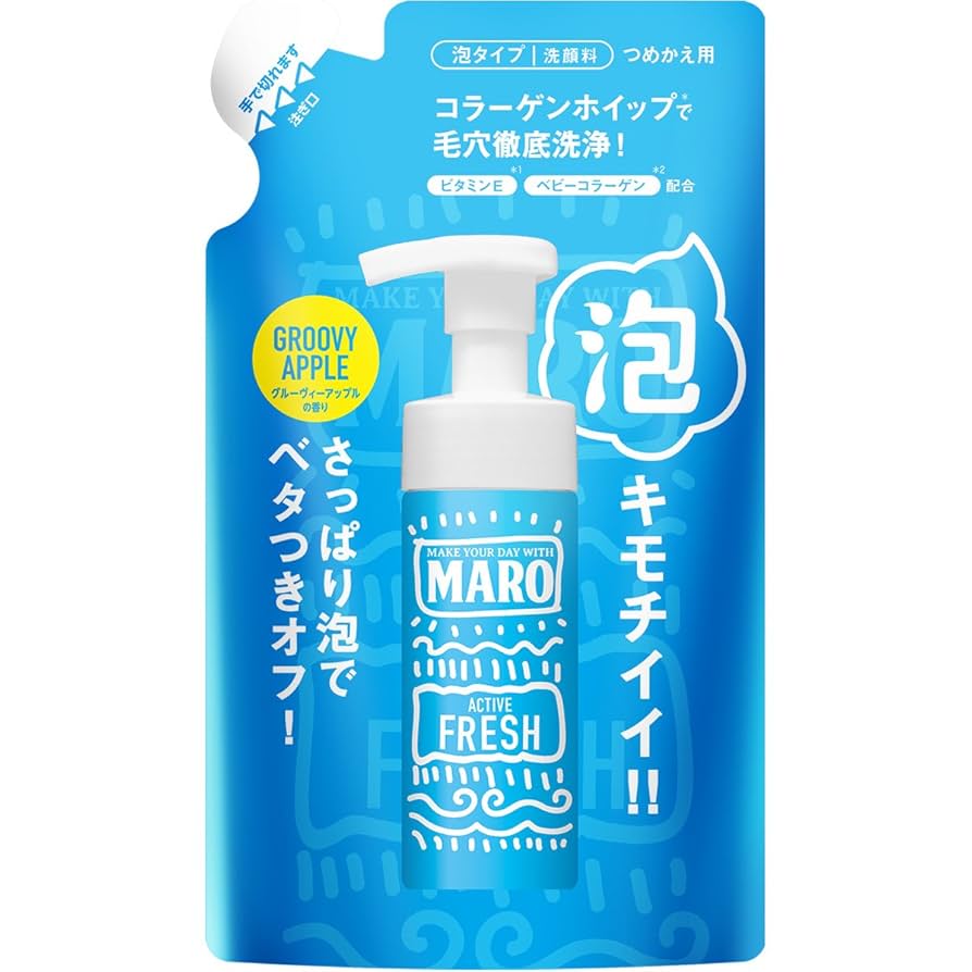 洗顔料 Maron Amazon | 泡洗顔 アクティブフレッシュ MARO マーロ グルー