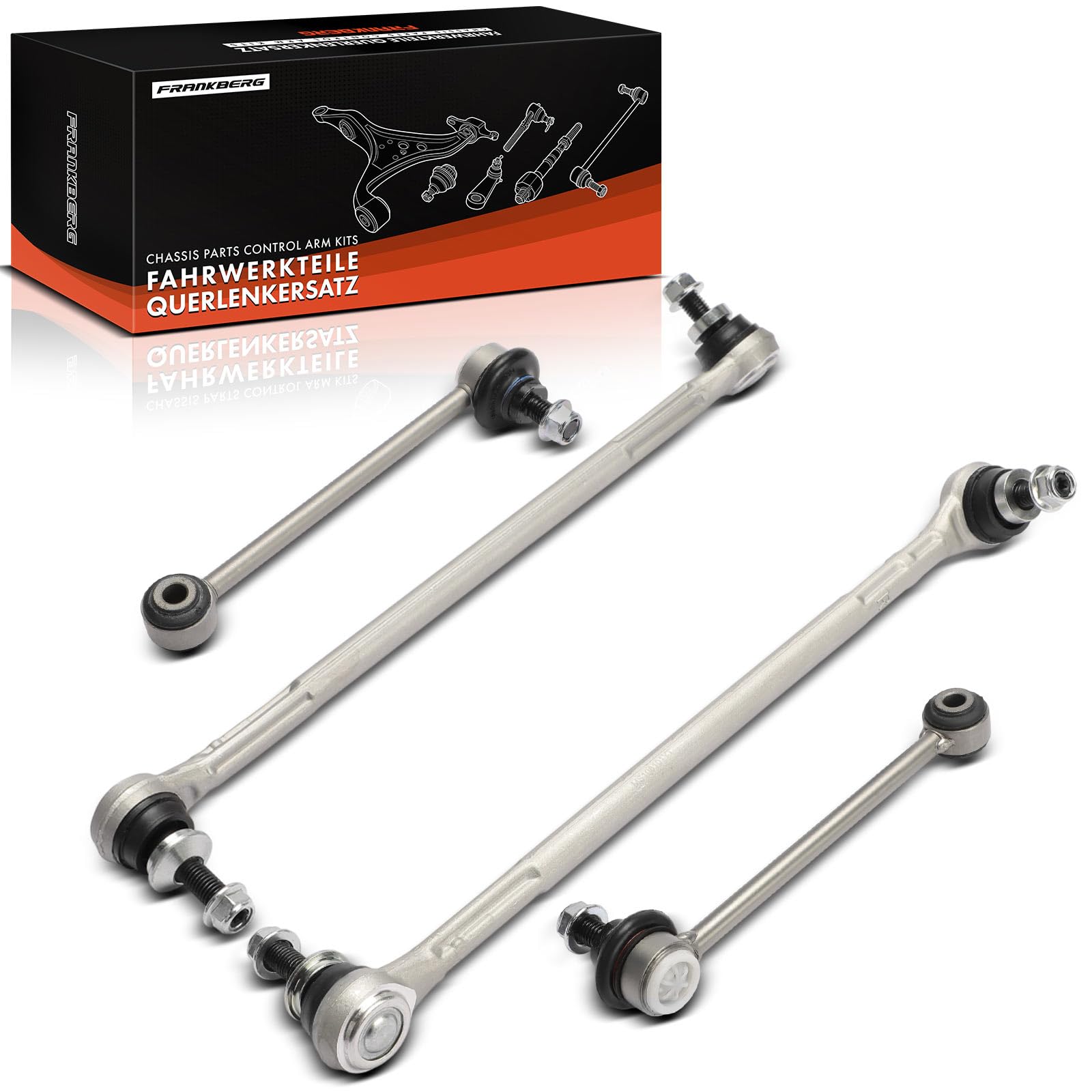 Frankberg Wahacz trójkątny przegub nośny przegub z M3 2008-2013 1 Series M Sway Bar Link przód i tył 4 szt. zamiennik # 31352283441