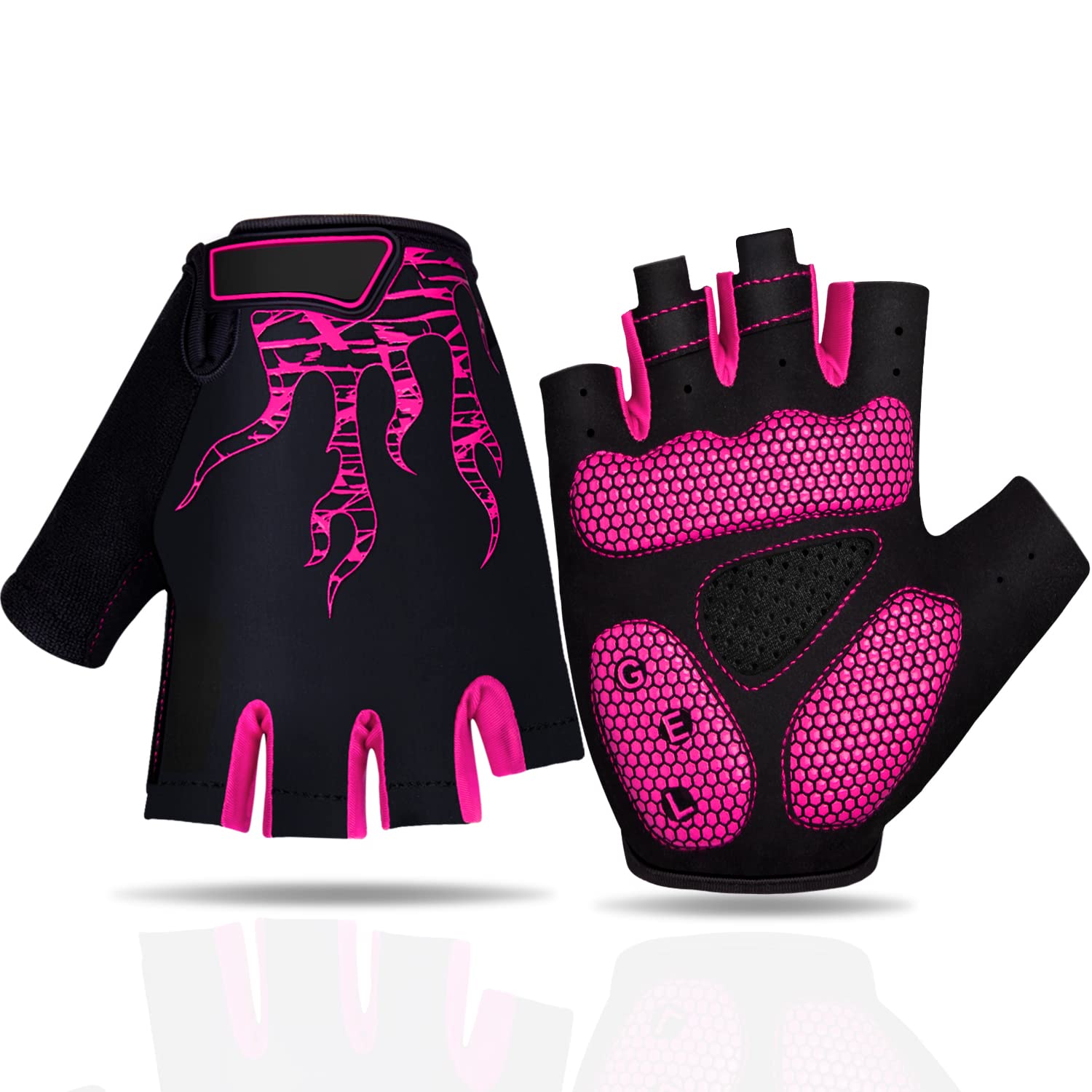 WESTWOOD FOX Guanti Da Ciclismo Mezze Dita Guanti Da Moto Antiscivolo Guanti Da MTB In Gel Traspirante Antiurto Per Uomo Donna Guanti Sportivi Campeggio All'aperto - Foto 5