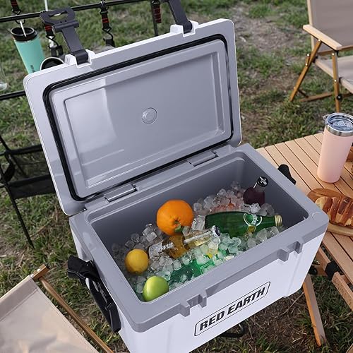 Miniatura 7 de GiNT Caja de hielo portátil con aislamiento térmico y ultraligero, ideal para la playa, barco, pesca, barbacoa o camping