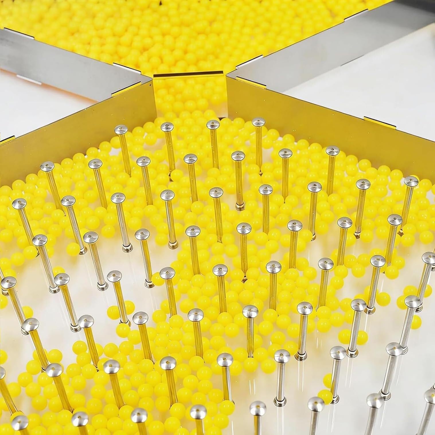 Tavola di Galton da scrivania, modello matematico di distribuzione normale, strumento didattico di fisica per laboratorio scolastico