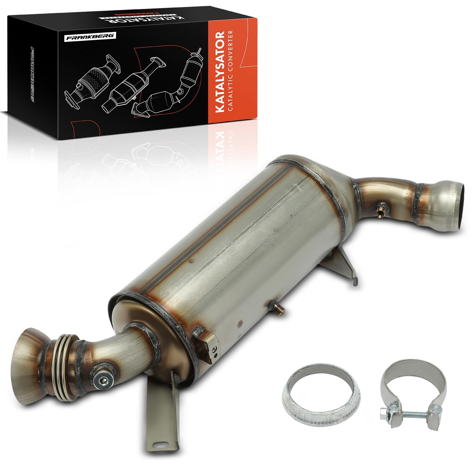 Frankberg Filtro de partículas diésel Compatible con Clase C W204 C220 C250 2.1L CLS C218 CLS220 CLS250 2.1L Clase E W212 E220 E220 E250 E300 2.1L Replace# 2044907436