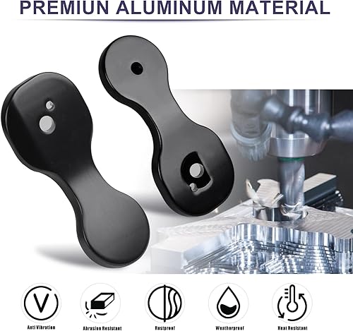 Miniatura 3 de Adaptador de soporte para espejo retrovisor de motocicleta, kit de reubicación de montaje para Harley Touring Street Glide CVO Bagger con carenados