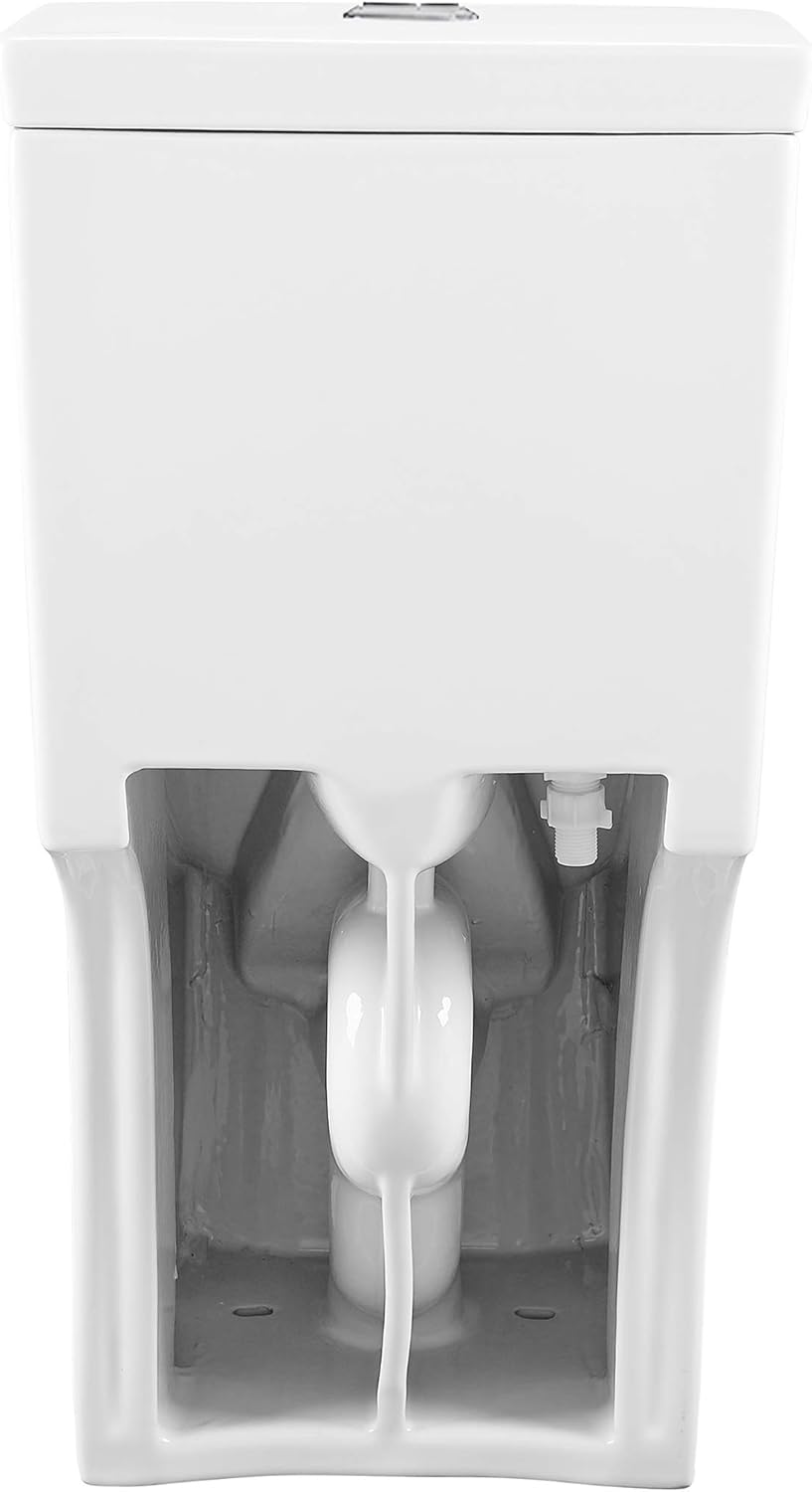 Swiss Madison Well Made Forever SM-1T117 Classe One Piece Toilet Dual Flush 0.8/1.28 gpf, Glossy White : Everything Else