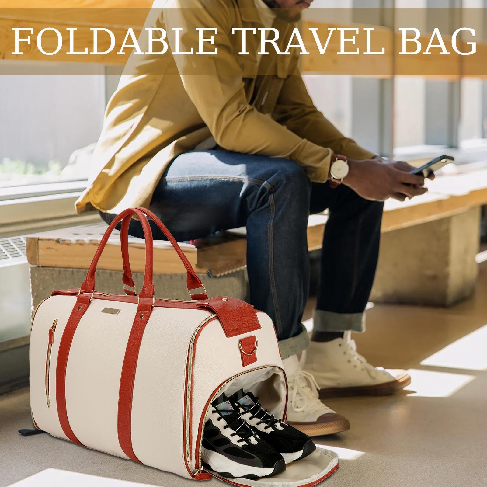 Torba podróżna składana, składana torba podróżna do podróży Pack Duffel