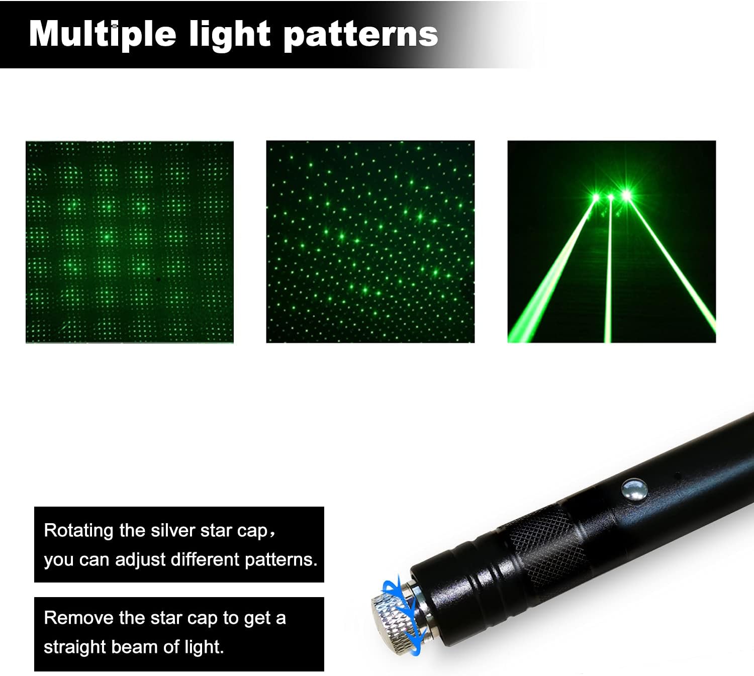 High Power Presentation Pointer has USB Charging Plug, Long Range Green Pointer Handheld Presentation Pointer for Teacher's Presentation, and Outdoor Work : Office Products