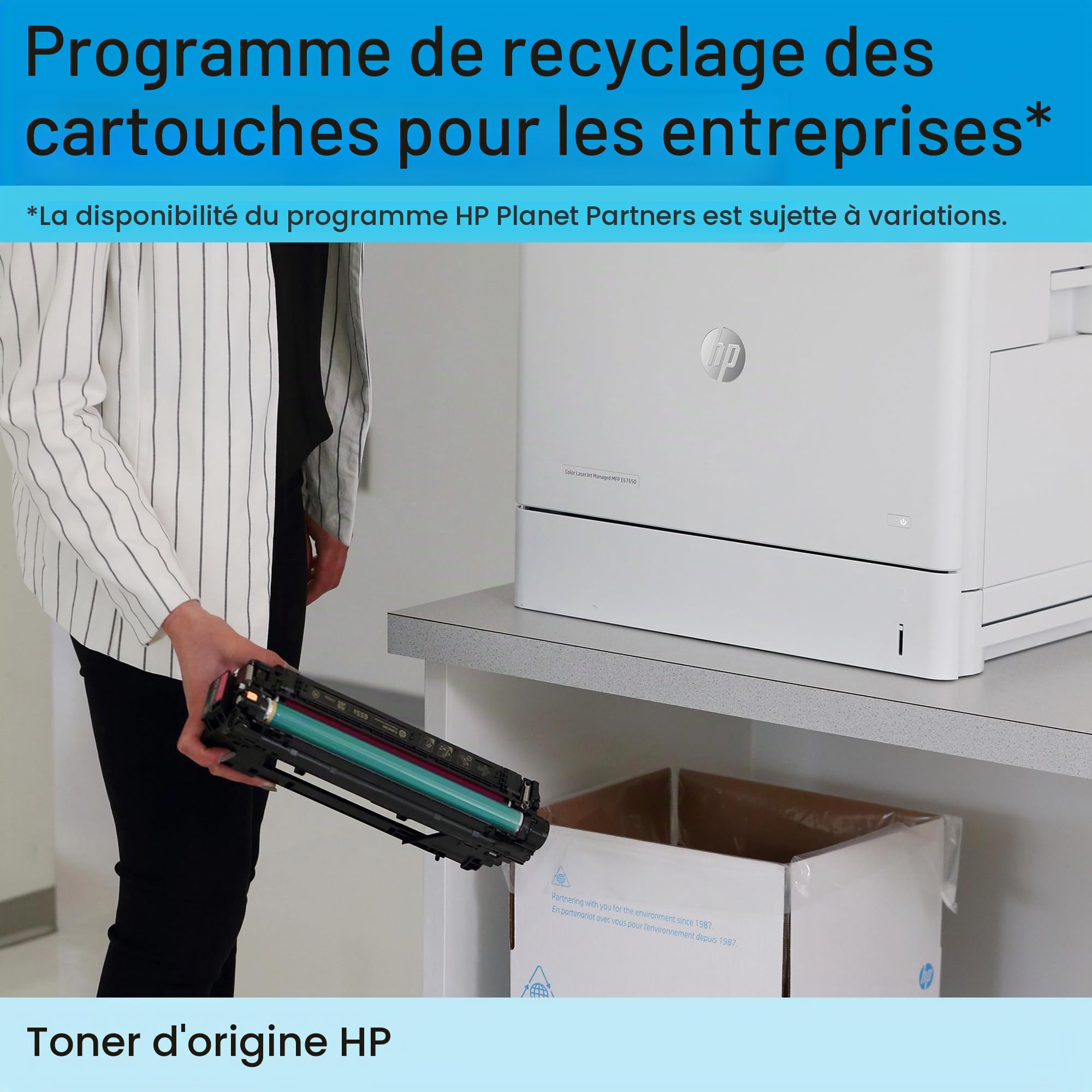 HP 219X Toner LaserJet Authentique Grande capacité Jaune
