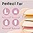 5Pcs Pale Pink Makeup Sponge For Foundation Concealer And Powder, Latex free Blender Sponge For Natural And Easy Makeup Soft Long-lasting And Beginner-friendly, Medium