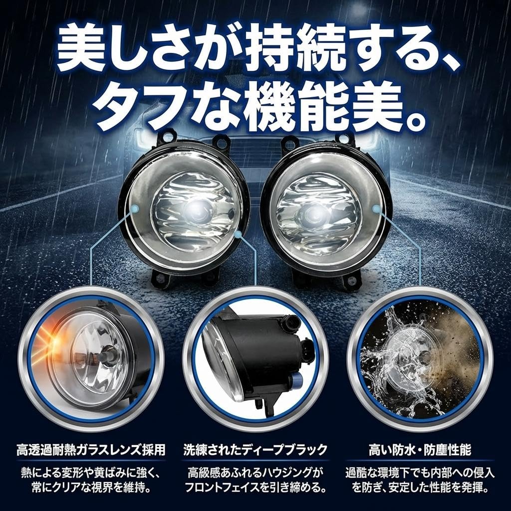 Amazon | トヨタ フォグランプ ユニット 純正交換用 LED化 HID対応