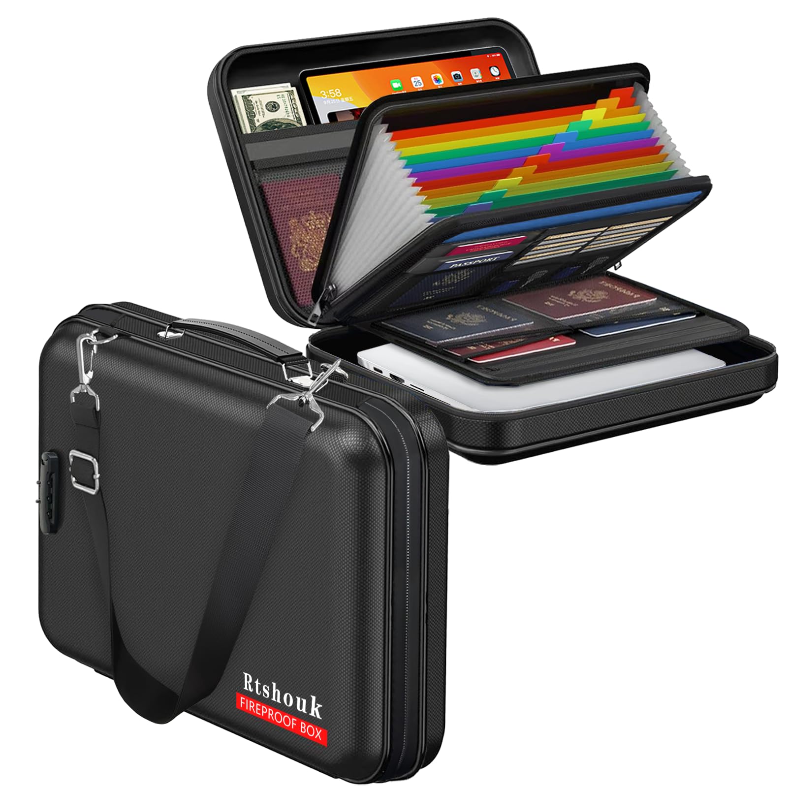 Rtshuok Fireproof Document Box