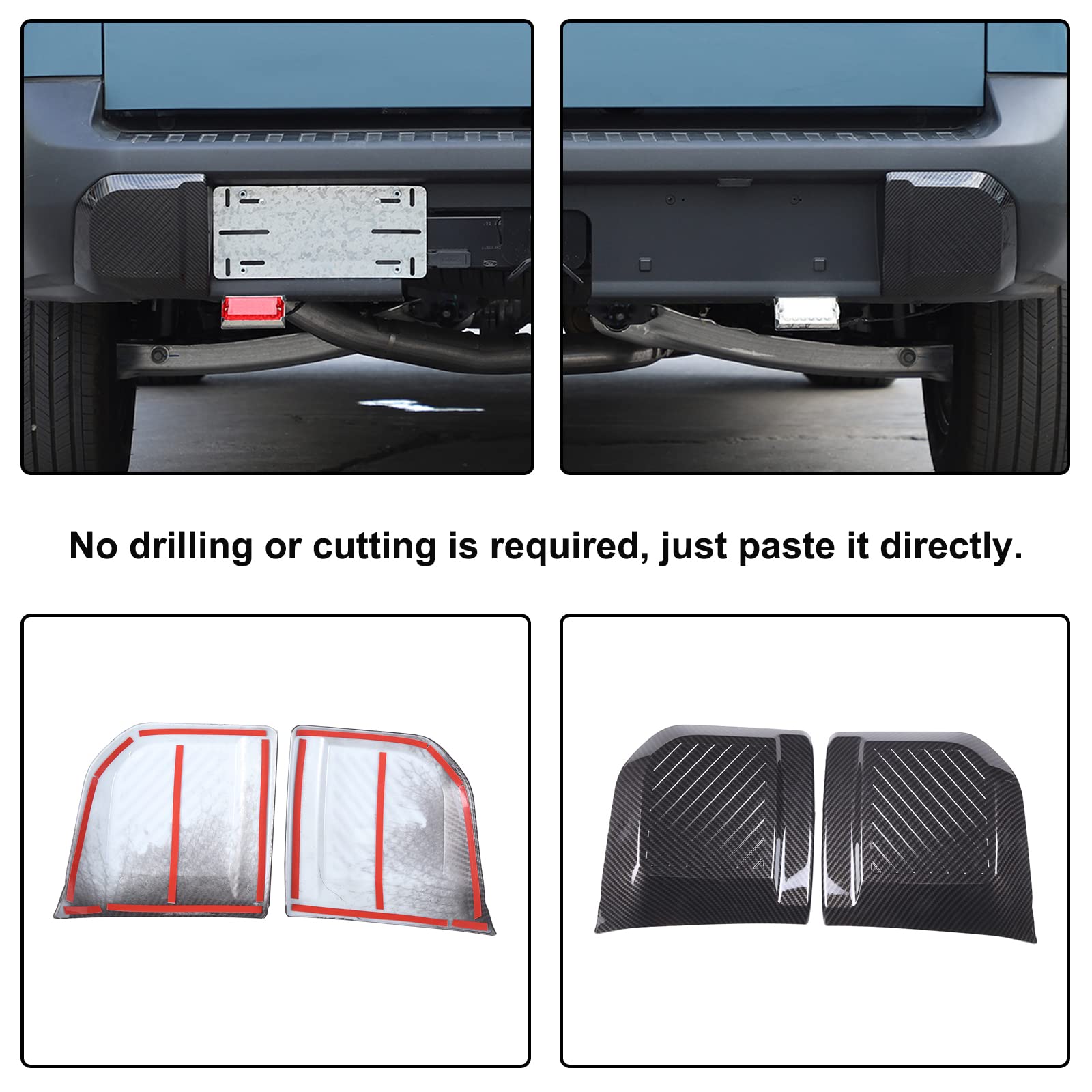 Benbfa Car Rear Bumper Protector Guard, For Smart 451 Fortwo Car Trunk Door Entry - View #10