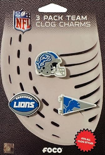 Miniatura 41 de FOCO Pick Your NFL - Dijes decorativos para zapatos de equipo, paquete de 3