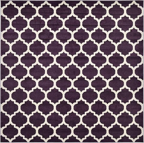 Vista 162 de Unique Loom Trellis Collection - Alfombra estilo marroquí de enrejado gris oscuro (8' 0 pies x 11' 0 pies)