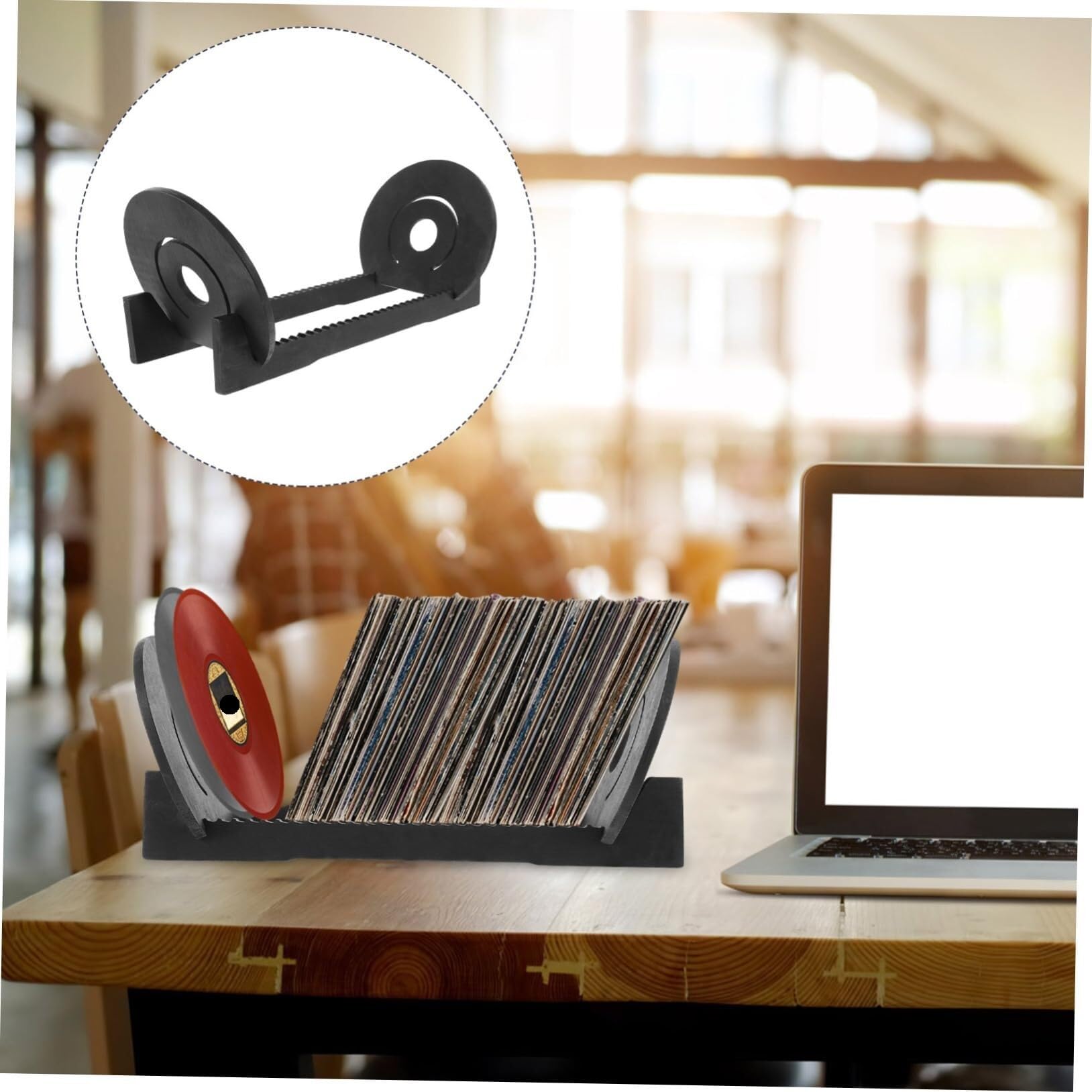 Esposizione E Archivio Porta CD Dischi In Vinile Espositore For Album Organizzatore Da Tavolo Collezione Vinili Sala Musica E Collezionisti
