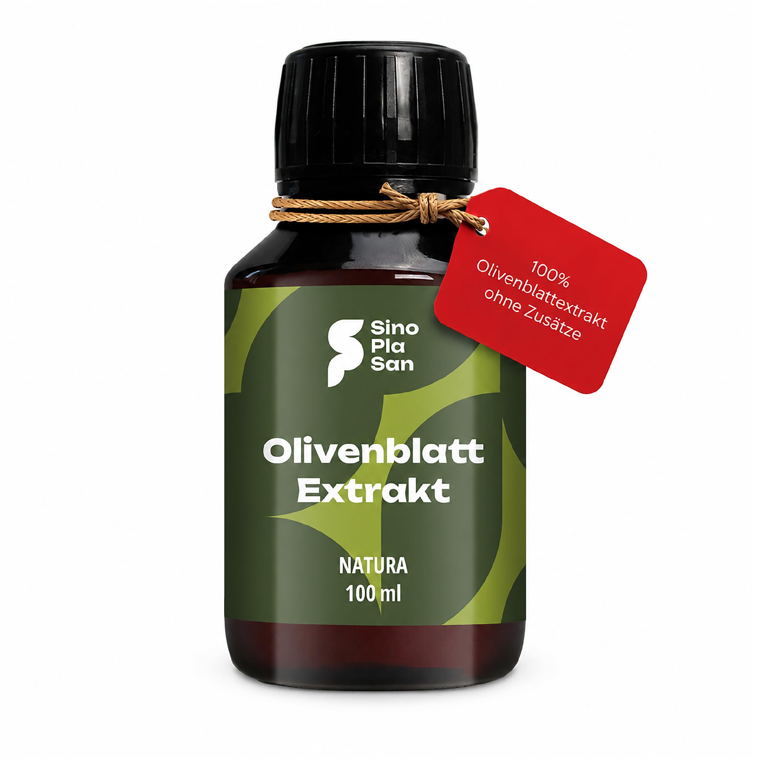 Olivenblatt Extrakt NATURA | flüssig | 100% natürlich/naturrein | keine Zusatzstoffe | höchstdosiert | vegan | glutenfrei | laktosefrei | GMO-frei | 100 ml