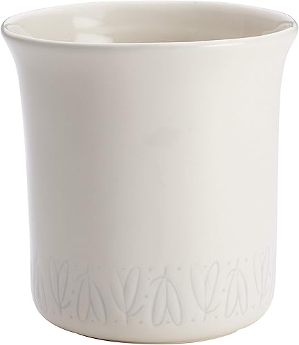 Ayesha Curry Ceramics - Vajilla para utensilios de cocina, 1 pieza, color blanco