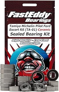 FastEddy Bearings Compatible with Tamiya Michelin Pilot Ford Escort RS (TA-01) Ceramic Sealed Bearing Kit