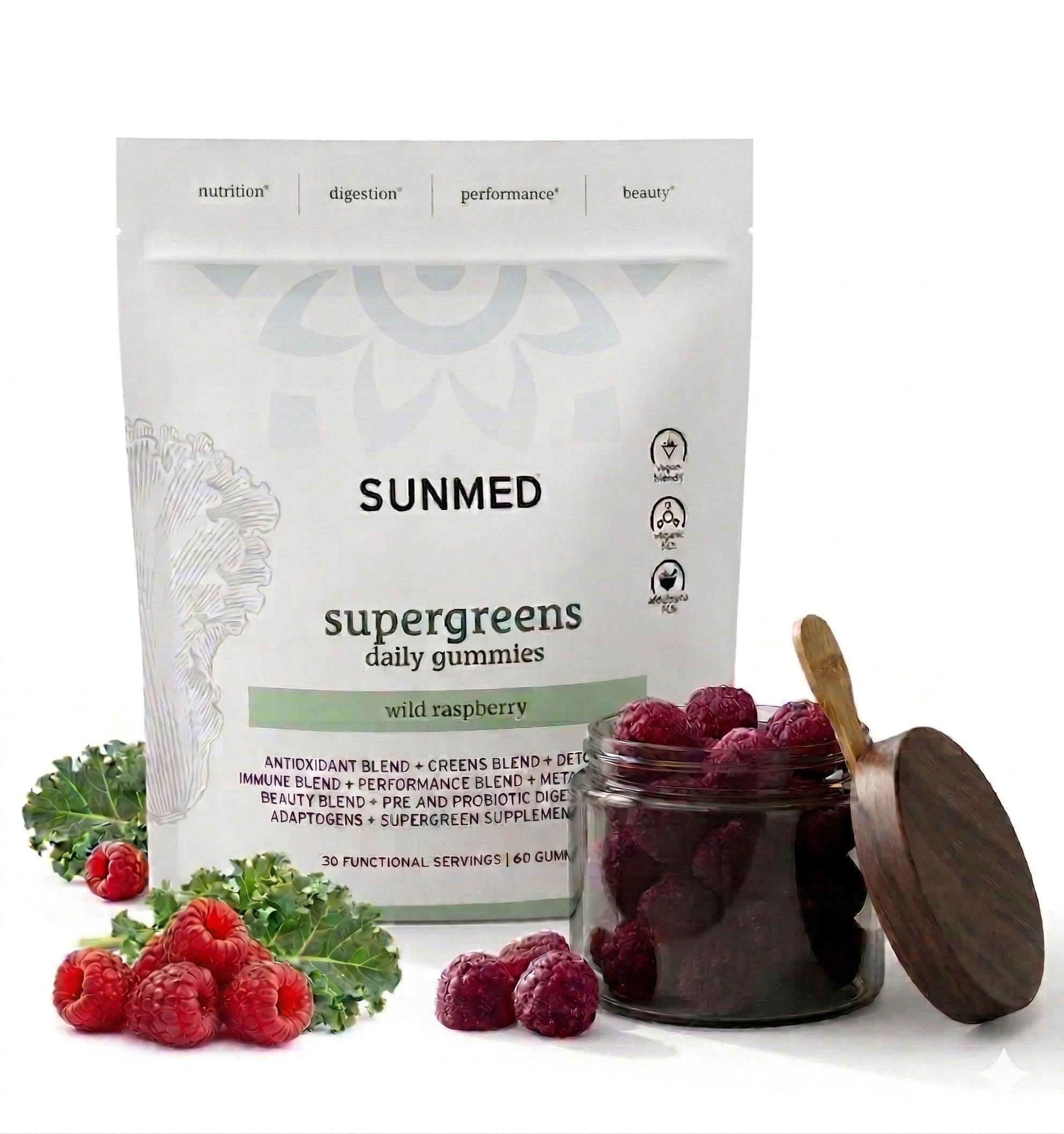 Amazon.com: SUNMED Supergreens Daily Gummies – Wellness Blend with