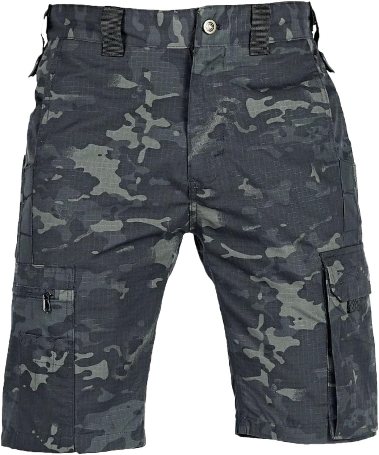 Men’s Camo Shorts Elastic Waist Breathable Workout Bottoms