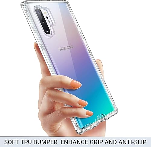 Miniatura 4 de ULAK Funda para Galaxy Note 10 Plus 5G, resistente a prueba de golpes, funda protectora de TPU suave para Samsung Galaxy Note 10 Plus 5G (2019),