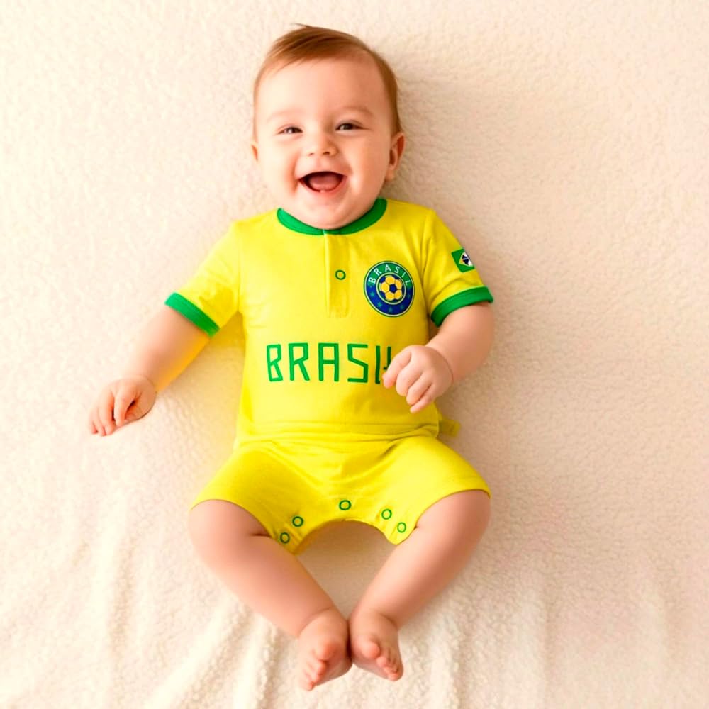 Cnins Soccer Baby Clothes - Matching Family Rompers 0-24M | Unisex Gifts for Futbol Game Days & Photo Shoots