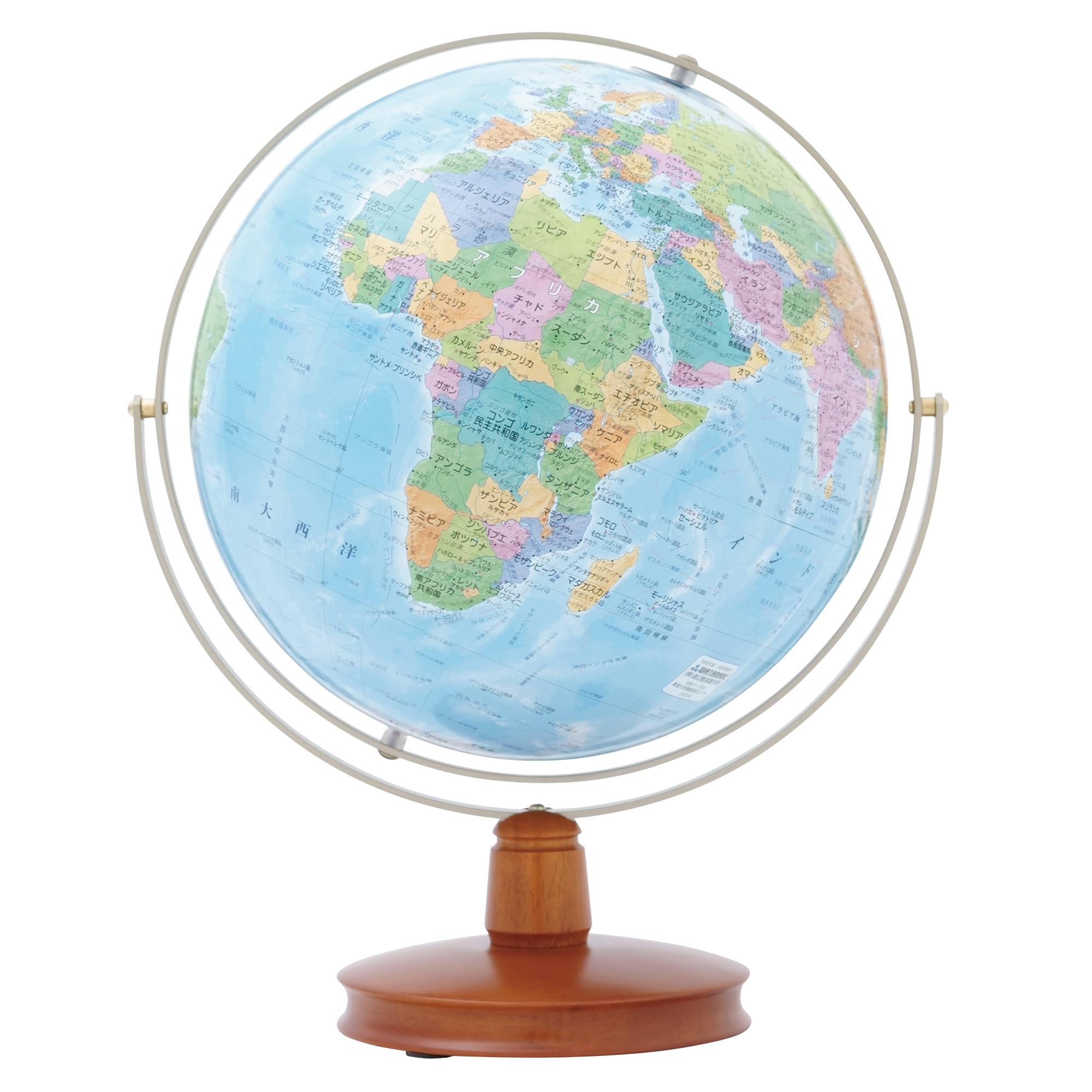 卓上世界地図ミニ置時計 卓上世界地図ミニ置時計