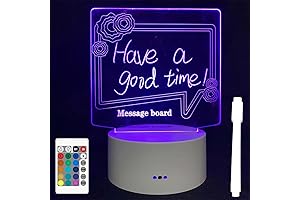 Writeable And Erasable Lamp: Personalized DIY Message Board Night Light