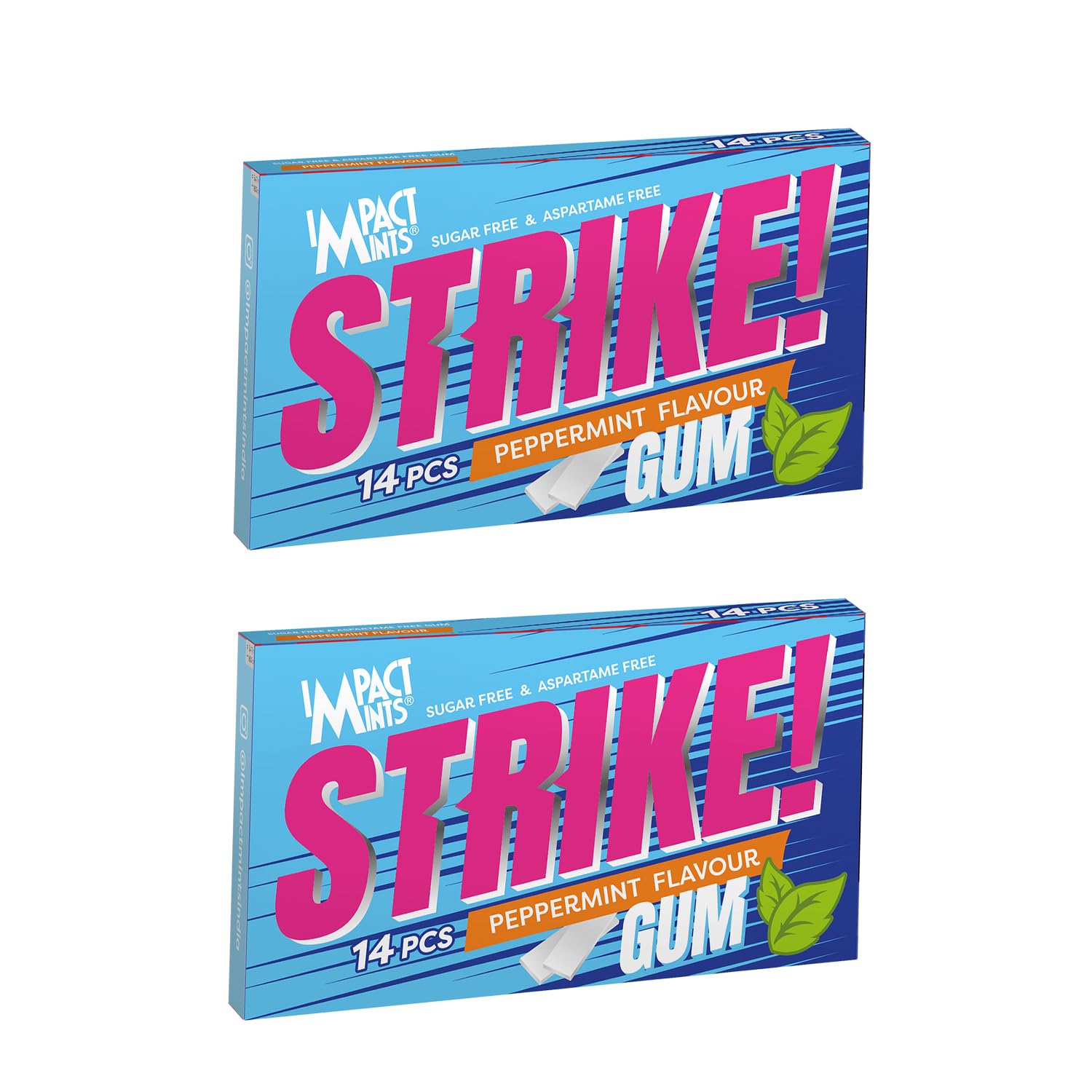See full amazon price history chart for Impact Mints Strike Sugar Free & Aspartame Free Chewing Gum, 29g, Peppermint Flavour - Pack of 2 Impact Mints Strike Sugar Free & Aspartame Free Chewing Gum, 29g, Peppermint Flavour - Pack of 2 (B0DC6R6ZG8) Amazon Price History, Amazon Price Tracker