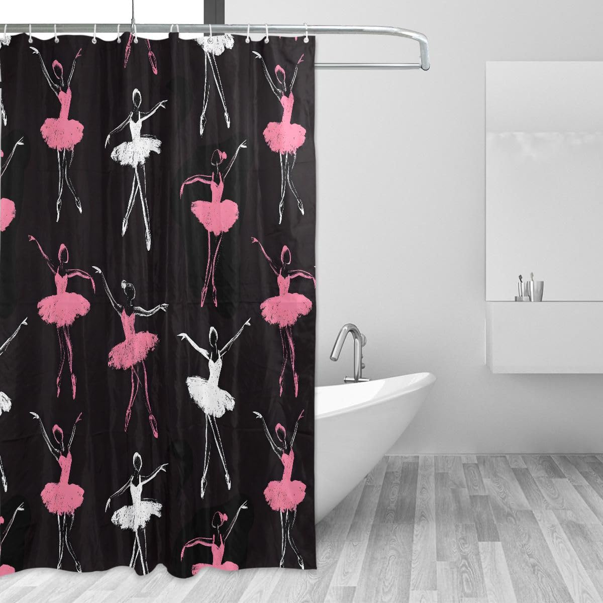 Rideau de douche danseuse de ballet pour sublimer la décoration de votre salle de bain