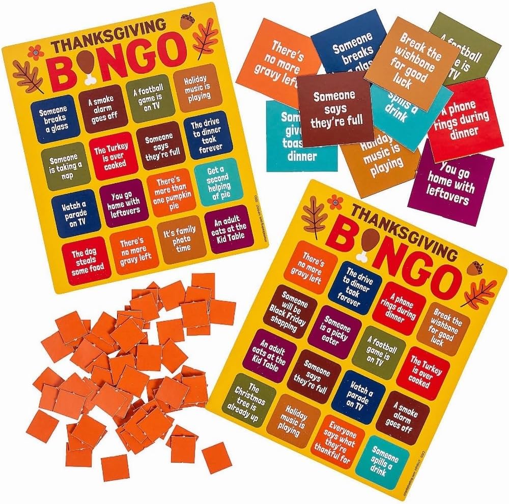 Fun Express Thanksgiving Bingo Game